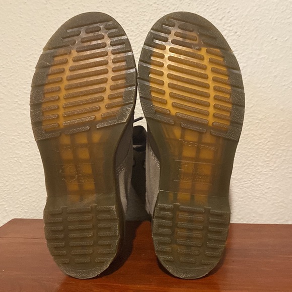 Suede Doc Marten Combat Boots - Picture 5 of 5